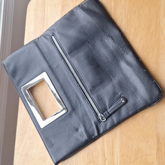 Nine West Black, White, and Tan Clutch - Picture 2 of 8